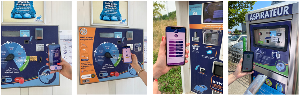 application mobile Eléphant bleu, méthode d'utilisation