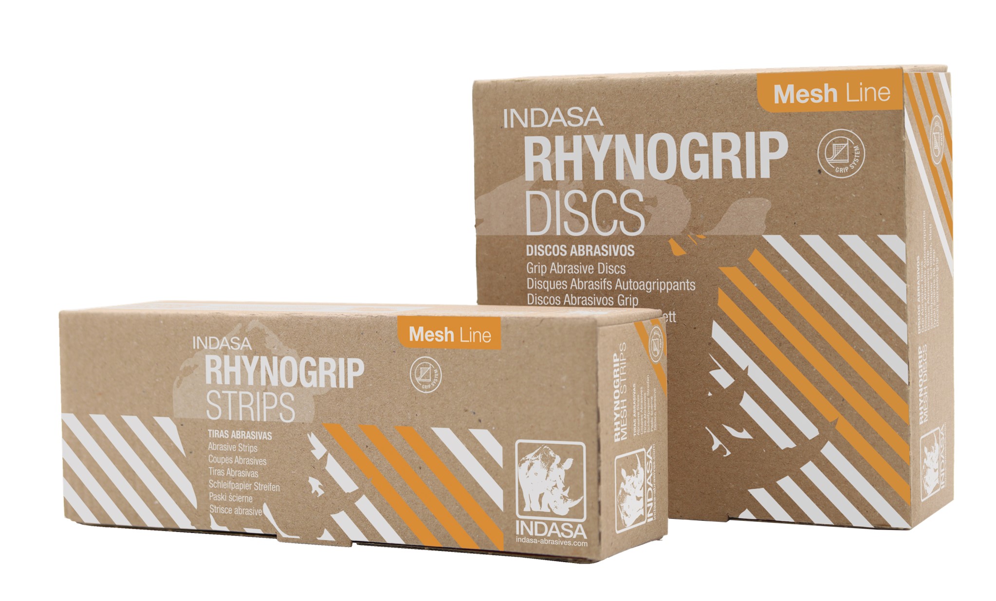 abrasif rhynogrip mesh line packaging