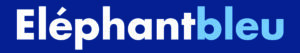 Logo EB Eb Fond Bleu